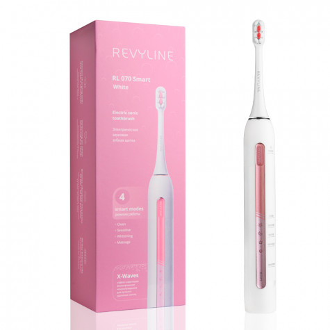 Электрическая звуковая зубная щётка Revyline RL 070 White