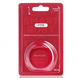 Зубная нить Revyline PTFE Smart Ruby, Bubble Gum, 50 м