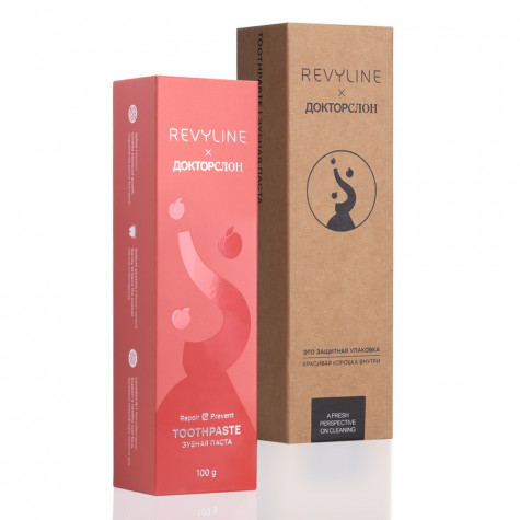 Зубная паста Revyline & Доктор Слон Peach Ice Tea, 100 г