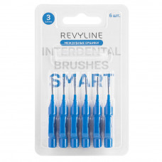 Ершики межзубные Revyline Smart, размер 3 (0,60 мм) голубые, 6 шт.