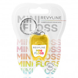Зубная нить вощеная Revyline floss mini полиэстер с бамбуковым углем, 15 m
